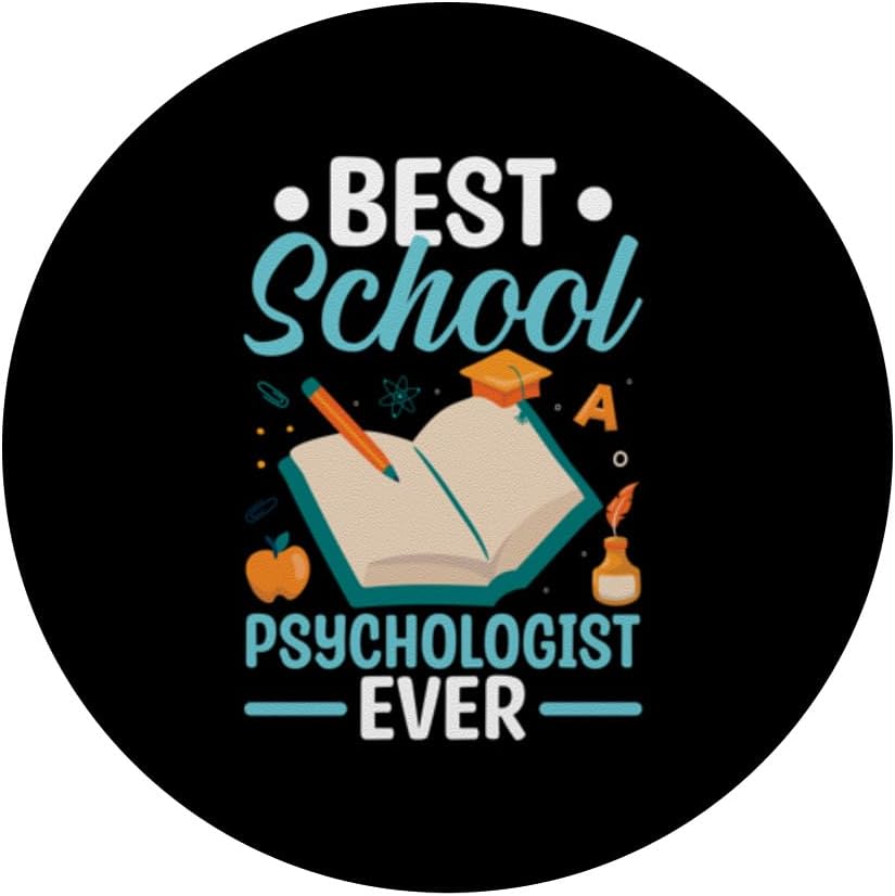 Miglior Psicologo Scuola Divertente Psicologia Apprezzamento Grafico PopSockets PopGrip Intercambiabile
