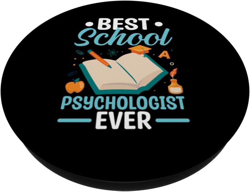 Miglior Psicologo Scuola Divertente Psicologia Apprezzamento Grafico PopSockets PopGrip Intercambiabile