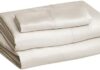 Amazon Basics 3 pezzi Set di lenzuola in microfibra- Twin, Beige, Tinta unita Amazon Basics 3 pezzi Set di lenzuola in microfibra- Twin, Beige, Tinta unita