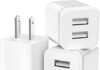 Caricatore da parete USB, LUOATIP 3-Pack 2.1A/5V Dual Port USB Cube Power Adapter Plug Block Charging Box Brick Caricatore da parete USB, LUOATIP 3-Pack 2.1A/5V Dual Port USB Cube Power Adapter Plug Block Charging Box Brick