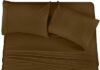 Utopia Bedding Set di lenzuola per letto queen size, in microfibra spazzolata, resistente al restringimento e allo scolorimento, facile da pulire (misura Queen, moka) Utopia Bedding Set di lenzuola per letto queen size, in microfibra spazzolata, resistente al restringimento e allo scolorimento, facile da pulire (misura Queen, moka)
